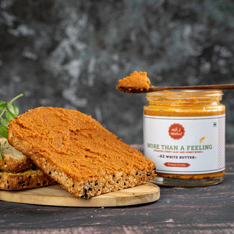 Flavoured butter - More than a feeling (Gun Powder & Curry Patta)